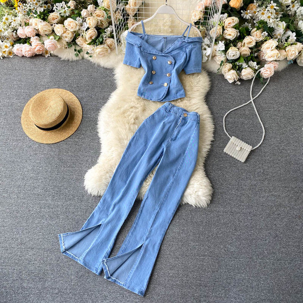 Naiste kaheosaline teksakomplekt