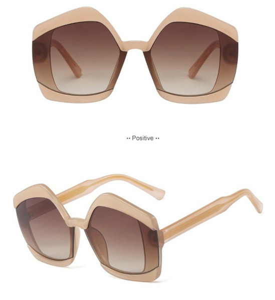 Modern napszemüveg, nem szabványos formával