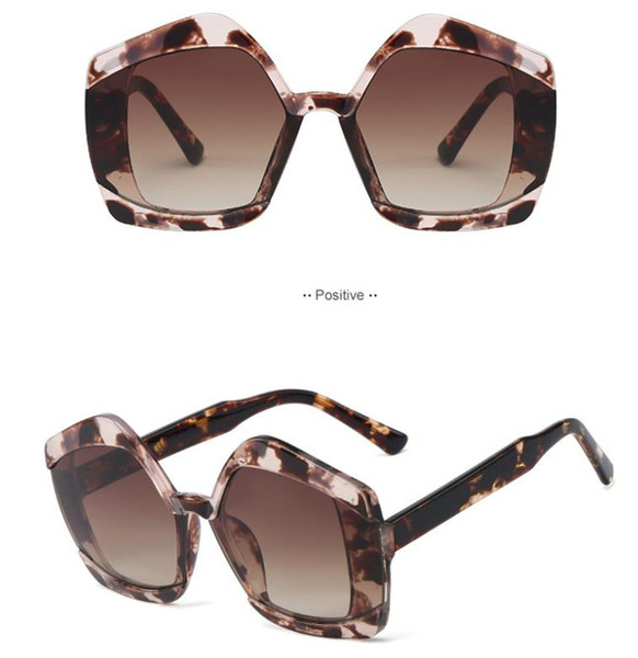 Modern napszemüveg, nem szabványos formával