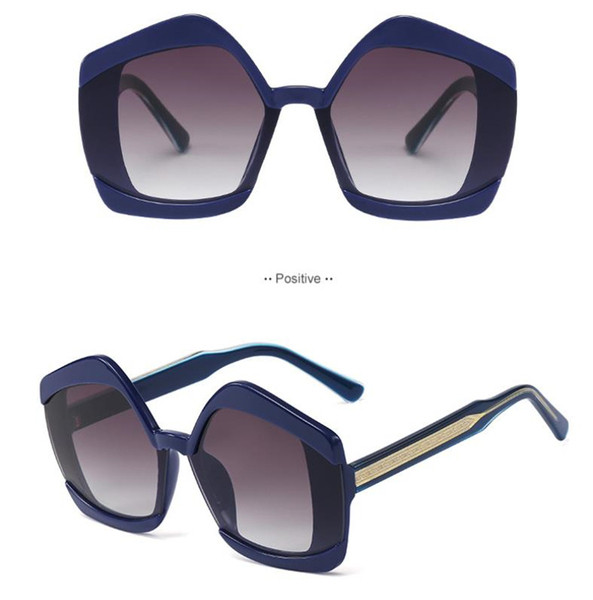 Modern napszemüveg, nem szabványos formával