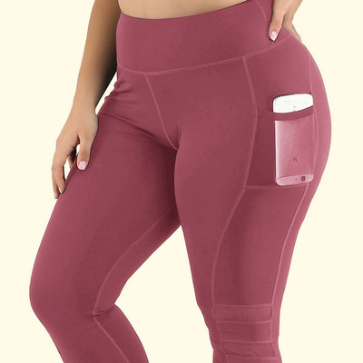 Női leggings jógához és fitneszhez - nagy méret