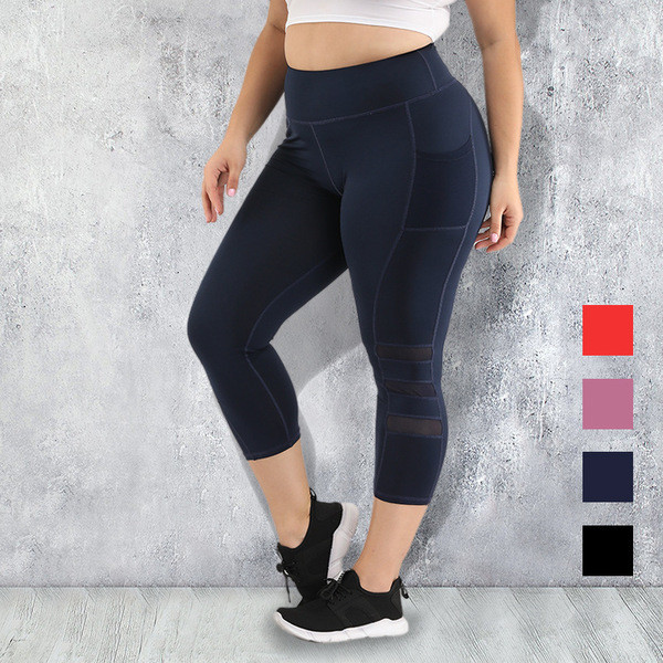Női leggings jógához és fitneszhez - nagy méret