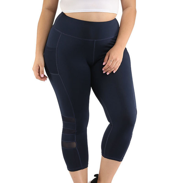 Női leggings jógához és fitneszhez - nagy méret