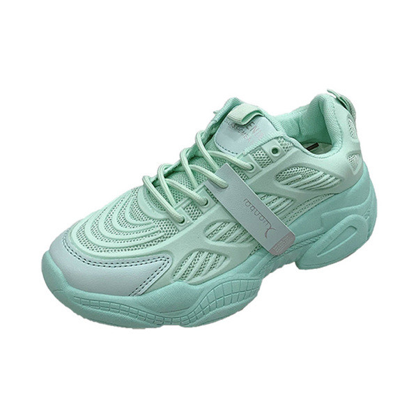 Modern női színes tornacipő magas talppal