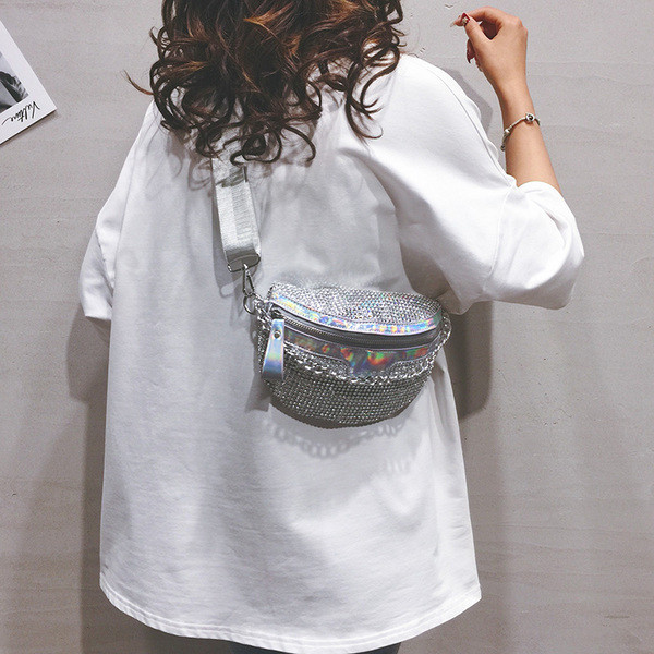 Új modell női táska kövekkel és hosszú füllel