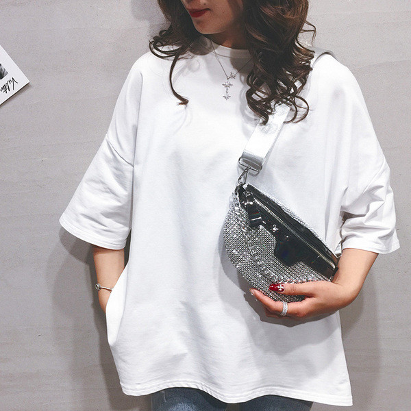 Új modell női táska kövekkel és hosszú füllel