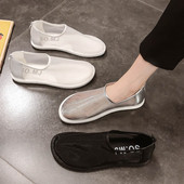 Nyári női cipő hálós, lapos talppal