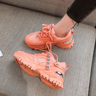 Moderne ženske proljetne tenisice sa šarenim vezicama