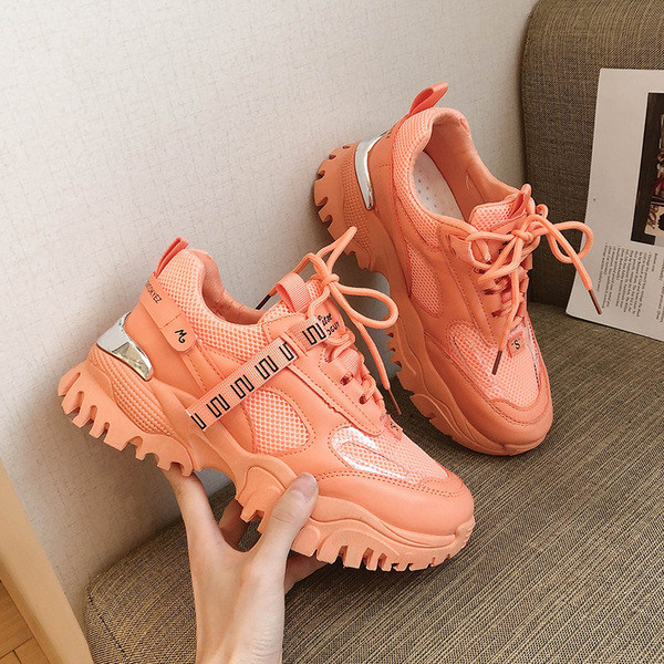 Moderne ženske proljetne tenisice sa šarenim vezicama