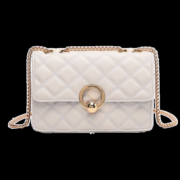 Női táska hosszú füllel és csattal