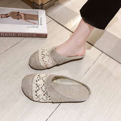 Női hétköznapi papucs lapos talppal