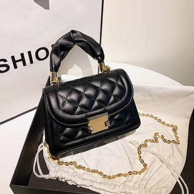 Öko bőrből készült női táska két füllel