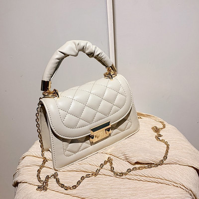 Öko bőrből készült női táska két füllel