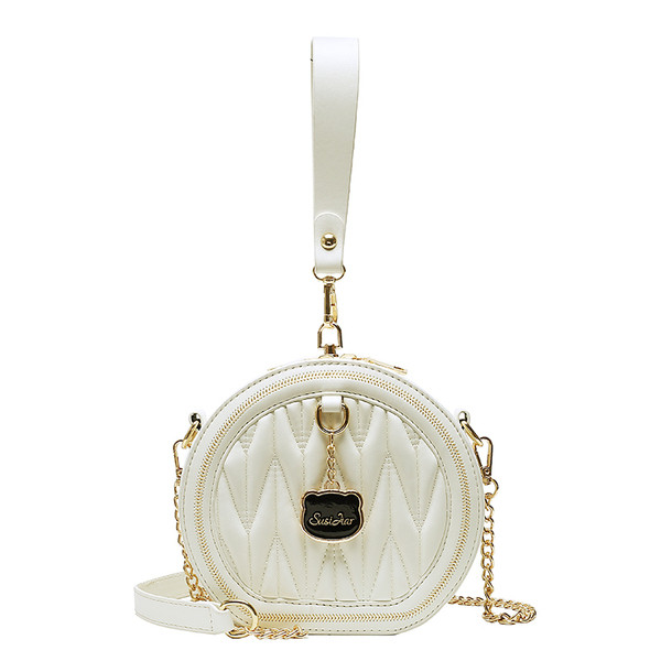 Kerek női táska hosszú füllel