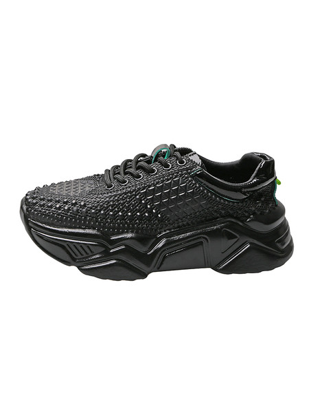 Ženske sportske tenisice s 3D efektom i visokim potplatom