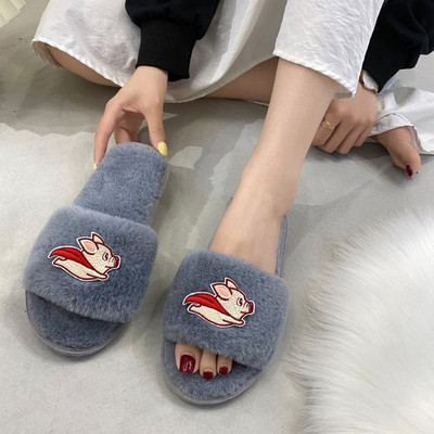 Ženske papuče s ravnim potplatom