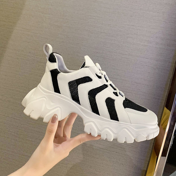 Ženske casual tenisice sa đonom od 6 cm