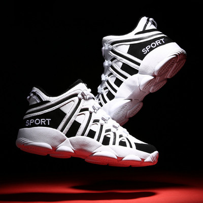 Magas modell fűzős férfi tornacipő