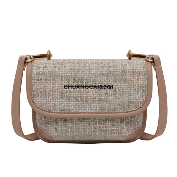 Napi női válltáska felirattal