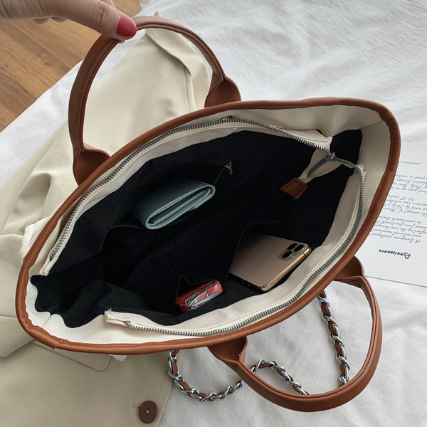 Moderna ženska torba s kratkom i dugom ručkom široki model