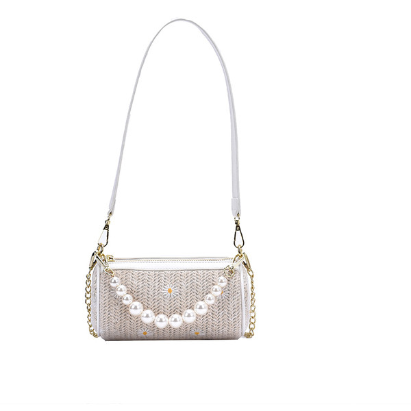 Stílusos női mini táska dekorgyöngyökkel