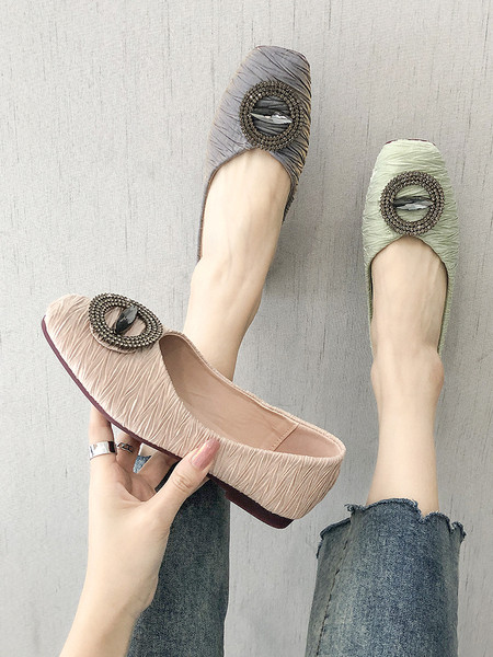 Lameda talla ja metallist kaunistusega naiste vabaajajalatsid