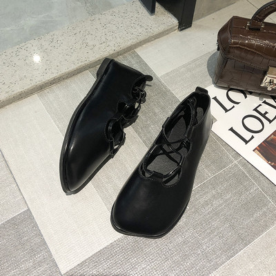 Öko bőrből készült modern, fűzős női cipő