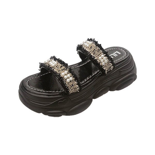 Ženske moderne papuče s visokim đonom