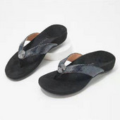 Alkalmi papucs lapos talppal - nagy méretben