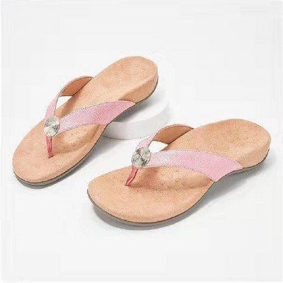 Alkalmi papucs lapos talppal - nagy méretben