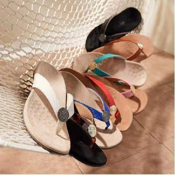 Alkalmi papucs lapos talppal - nagy méretben