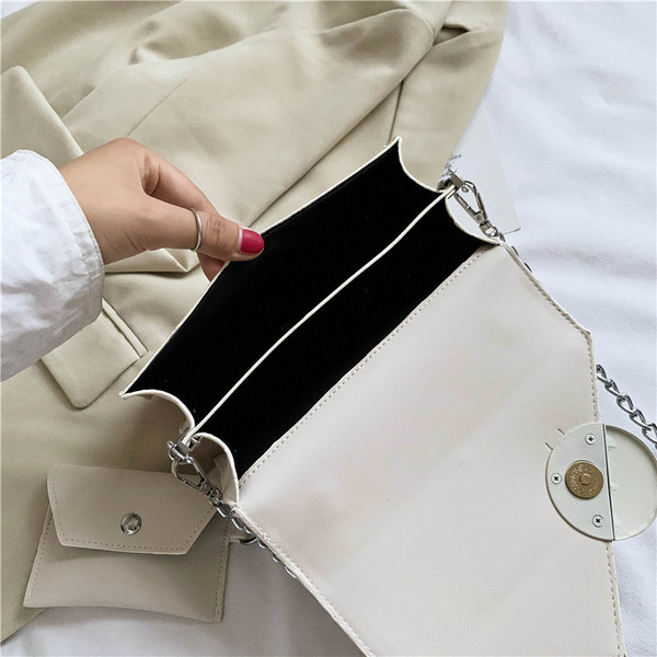 Új modell eko bőrből készült női táska, rövid és hosszú füllel