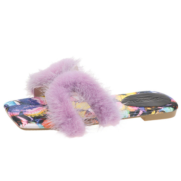 Modern női papucs pehelytal