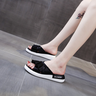 Modern női papucs eco bőr fürtökkel