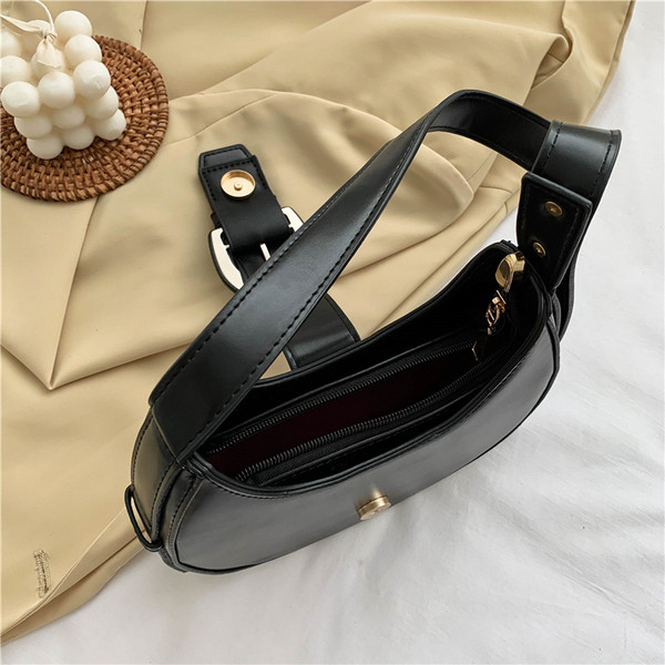 Modern női kerek táska sima modell