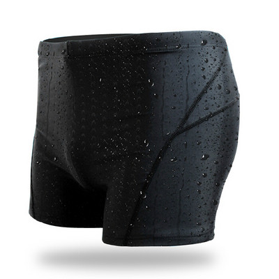 Vyriški maudymosi kostiumėlio tipo bokseriai juodos spalvos - elastingas modelis