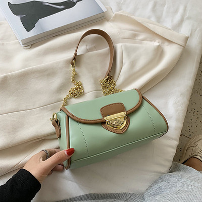 Modern női táska eko bőrből, csattal