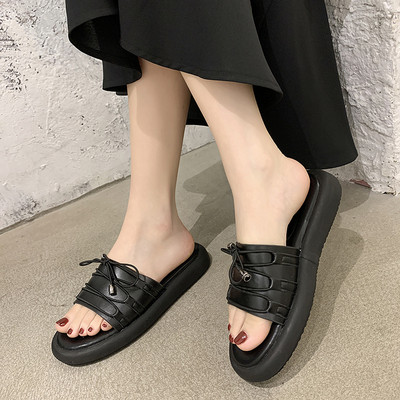 Modern női fűzős papucs