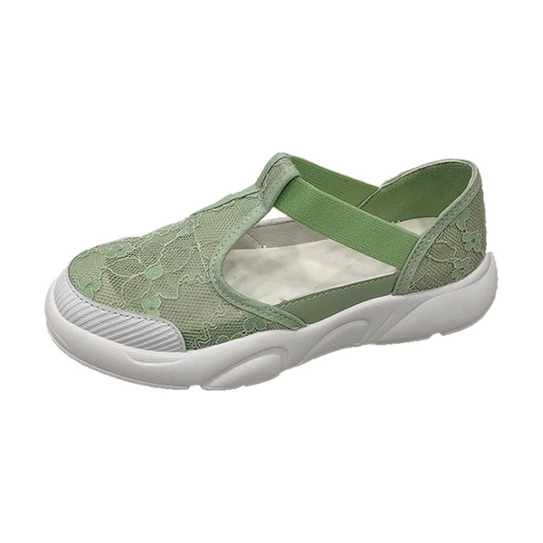 Női alkalmi cipő lapos talppal és hálóval