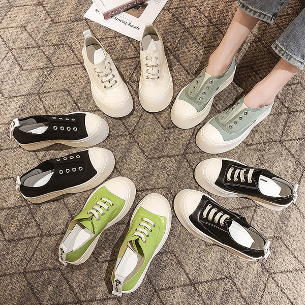 Női alkalmi tornacipő, lapos talppal