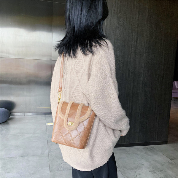 Elegáns női válltáska eko bőrből