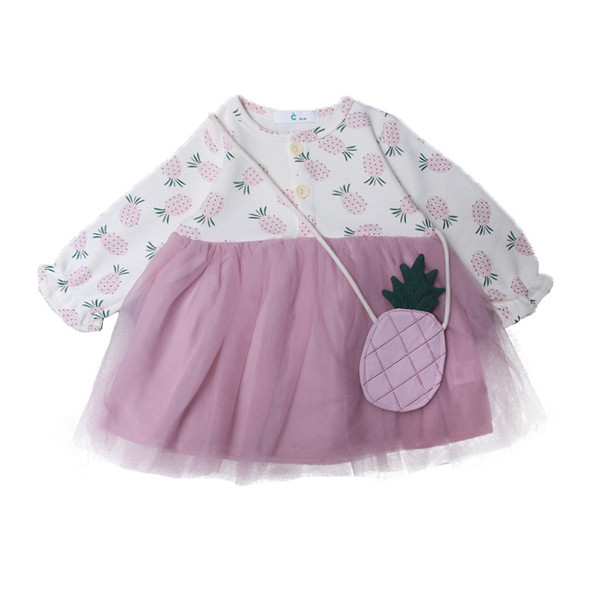 Modern, hosszú ujjú, tüll gyerekruha