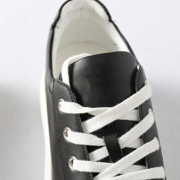 Öko bőrből készült női tornacipő új modellje platformmal és fűzővel