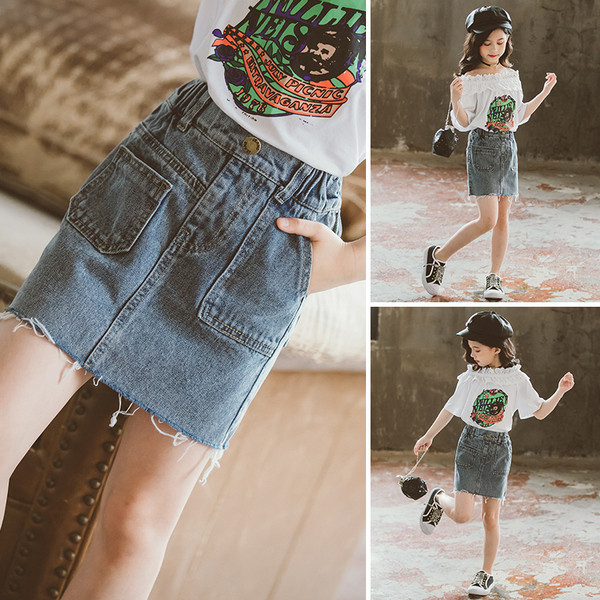 Taskutega vabaaja teksaseelik tüdrukutele