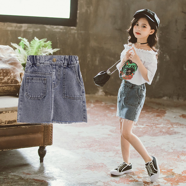 Taskutega vabaaja teksaseelik tüdrukutele