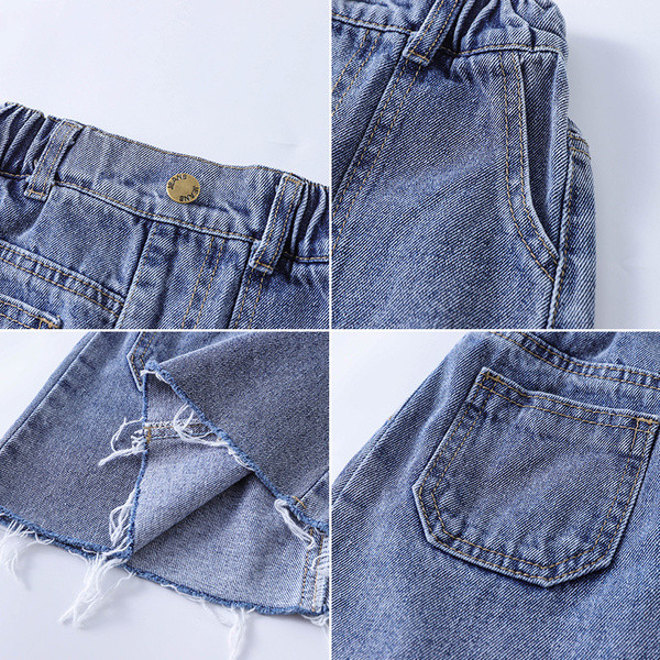 Taskutega vabaaja teksaseelik tüdrukutele