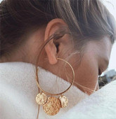 Nagy fülbevaló - arany és ezüst gyűrűk