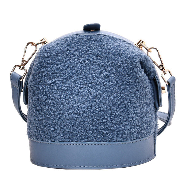 Női mindennapi kerek táska hosszú füllel