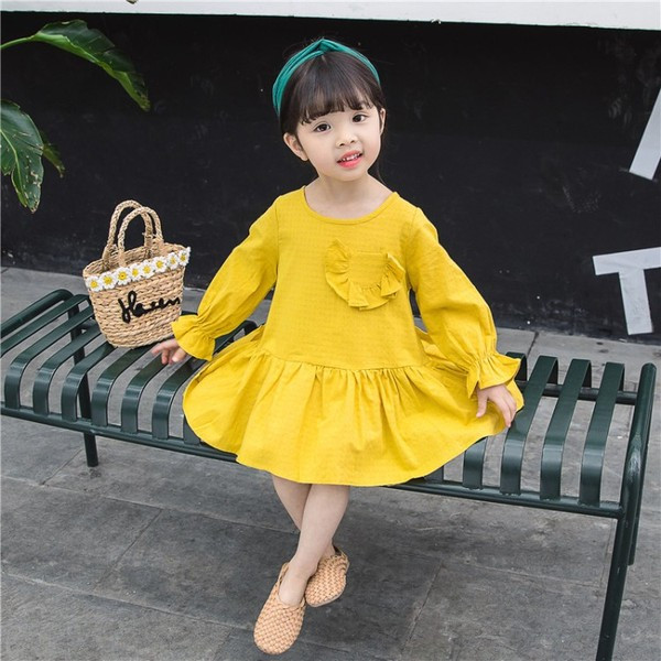 Testreszabott gyerekruha lányoknak hosszú ujjal és zsebbel