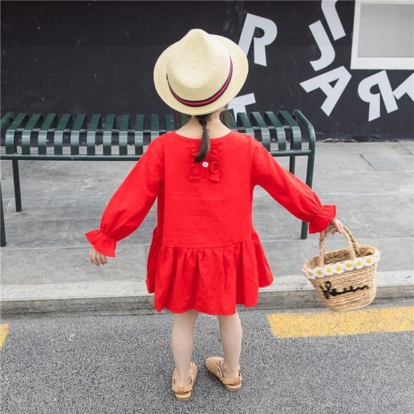 Testreszabott gyerekruha lányoknak hosszú ujjal és zsebbel